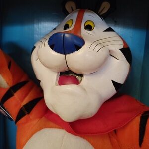 Still in original box...Kelloggs' Tony The Tiger Talking Doll circa 1998